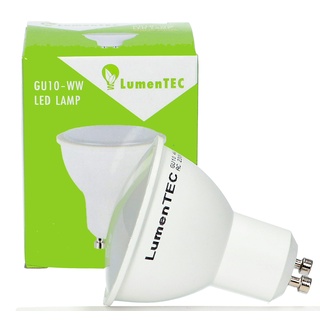 LumenTEC 1x LED GU10, GU10 led Warmweiss, GU10 1,5W LED Lampe Leuchte Strahler GU10 1,5W 230V 3000K 150 Lumen, (1x Warmweiss)