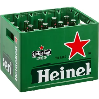 Heineken Pils Bier - Flaschenbier im Kasten, 5 Prozent Alkoholgehalt, mit natürliche Zutaten, erfrischend milder Geschmack, 400 ml (20er Pack)