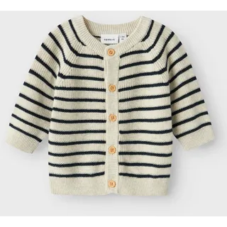 NAME IT Strickjacke NAME IT "NBMMAST für Jungen mit gestreiftem Look und weichem Tragegefühl", Mädchen, Gr.
