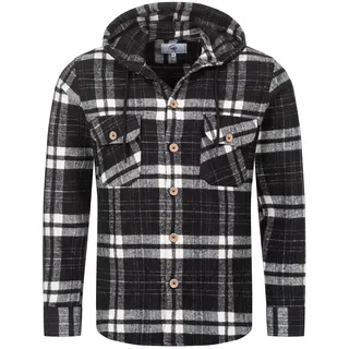 Rock Creek Hemd Kariertes Hemd mit Kapuze