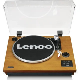 Lenco Plattenspieler mit Bluetooth®, USB, MP3, Lautsprecher - Holz