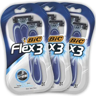 BIC Flex3 Einwegrasierer für Männer 9 St