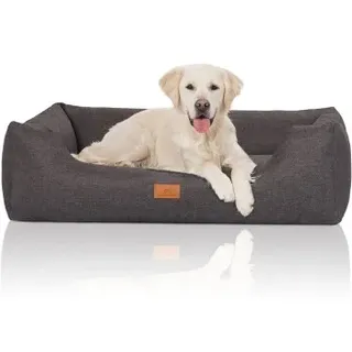 Knuffelwuff Hundebett Lotte XXL 120 x 85 cm grau