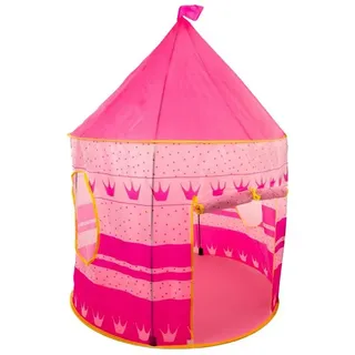 Intirilife Spielzelt (1-tlg) Kinderspielzelt mit Tragetasche Kinderhaus Kinderzimmer Tipi rosa