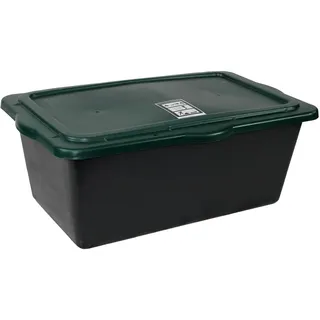 3er Set Friesenthal 90L Mörtelkübel mit Deckel - Schwerer Mischkasten für Mörtel, Beton & BAU | Langlebig, stapelbar & umweltfreundlich | Made in Germany - Blauer Engel Zertifiziert