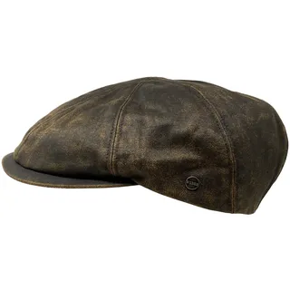 WEROR Herren Schiebermütze Schildmütze Flatcap Schirmmütze Mütze WEROR-303.1 (58, Braun) - 58