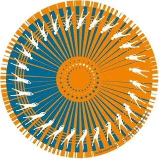 Zomo Slipmat Zomo Dance orange (Doppelpack)