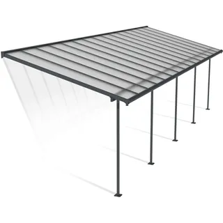 Terrassenüberdachung Sierra 924 x 295 cm grau