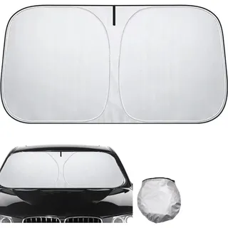 FELIXLEO Autosonnenschutz Faltbarer Sonnenschutz Auto UV Schutz Frontscheibe 140x70 cm, (4-St)