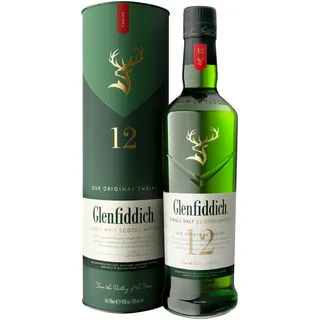 Glenfiddich 12 Years Old Single Malt Scotch 40% vol 0,7 l Geschenkbox