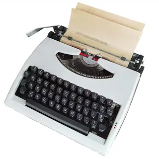 ZJFJMBD Retro altmodische manuelle Schreibmaschine, Schreibmaschinen für Schriftsteller für Zuhause/Büro/Arbeitszimmer, Schreibtisch, tragbare Vintage-mechanische Schreibmaschine