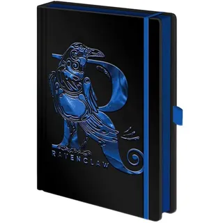 HARRY POTTER Notizbuch (Ravenclaw Design) A5 Notizbuch und Journal mit Glanzprägung - Offizielles Merchandise