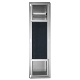 KOLMAN Toilettenpapierhalter WALL BOX PAPER 2 Unterputz Wandnische Toilettenpapierhalter in Silber silberfarben