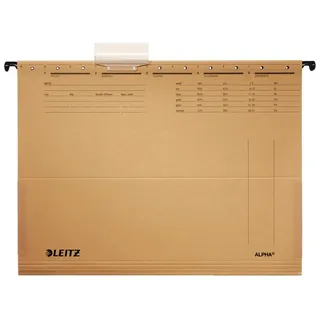 Leitz Hängetaschen ALPHA® 1916 naturbraun, 10 St.