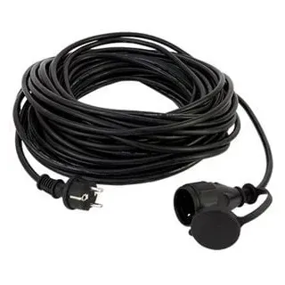 REV Ritter Verlängerungskabel IP44 25m schwarz