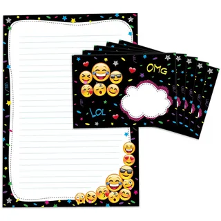 JuNa-Expe​​rten Briefblock Kinder A4 mit Design – Schöne Briefbögen & Briefpapier für Kinder, personalisiertes Briefpapier für Mädchen und Jungen, 25 Blätter + 15 Umschläge