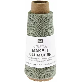 Rico Design Wolle Blümchen Silber 25 g
