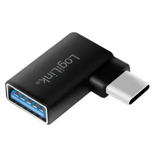 Logilink USB-Adapter für USB-C, 90° gewinkelt, USB-A Buchse auf USB-C Stecker USB 3.0)