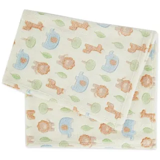 Krabbeldecke Bieco Babydecke Zoo Tiere Kuscheldecke Baby Decke Blanket Fleecedecke, BIECO