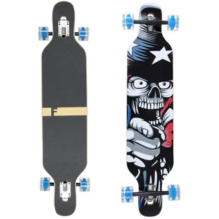 Flex1 bis 122kg - Camber Longboard (Flex1 bis 122kg, Amerika - Ahornholz)