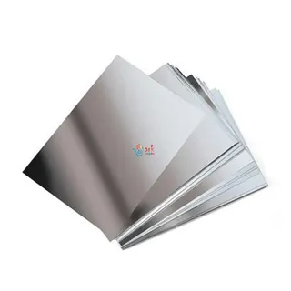 arkcraft 35298 A5 250 gsm Spiegel Karte – Silber (5 Stück)