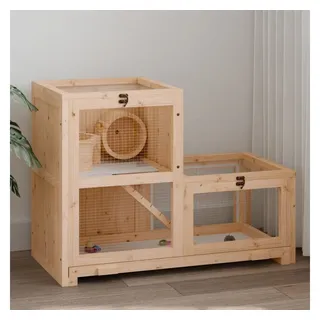 vidaXL Kleintierkäfig 81 x 40 x 60 cm braun