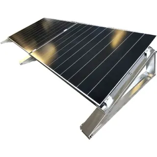 venturama solar Flachdach-Aufständerung Flat-Flex Set für 2 PV Module 10°-20° Neigungswinkel
