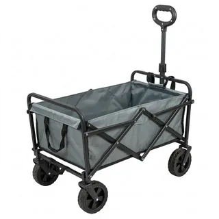 ic gardenworld Bollerwagen faltbar grau