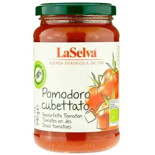 LaSelva Cubettato gewürfelte Tomaten bio 340g