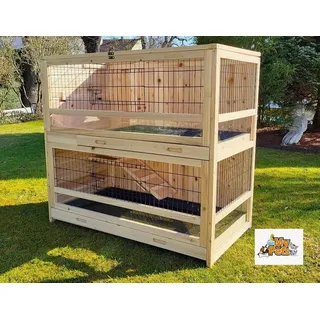 Hasenstall HOPPEL XXL Kaninchenstall Kleintierstall Stall Käfig
