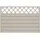 Sichtschutzzaun Element Country 120 x 180 cm cream/latte