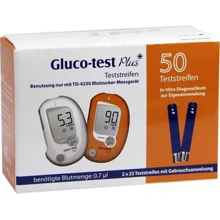 ARISTO GLUCO TEST Plus Blutzuckerteststreifen 50 St.