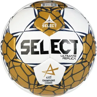 Select Handball Replica EHF Champions League v24, 3, Weiss Gold blau