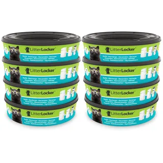Angelcare LitterLocker 2 Original Nachfüllkassetten, 8er-Pack, erspart den tägli