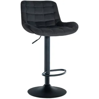CLP Barhocker Tover schwarz/Samt