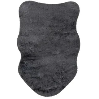 Kunstfell Happy  (Graphit, 90 x 60 cm, 100 % Polyester  (Flor))