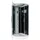 Dampfdusche D37-13L2-ALL Dampfdusche Dusche Duschkabine 90x90 Sicherheitsglas ESG Höhenverstellbar Gehärtetes Glas Integrierte Massagedüsen Multimedi schwarz
