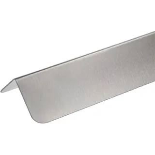MS Beschläge Kantenschutzprofil Eckschutzwinkel Edelstahl V2A Matt Gebürstet 40mm x 40mm