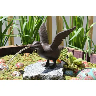 Unbekannt Wasserspeier Ente mit Pumpe