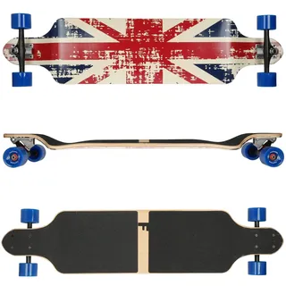 Flex1 bis 122kg - Drop Down Longboard (Flex1 bis 122kg, England - Drop Down - Ahornholz)