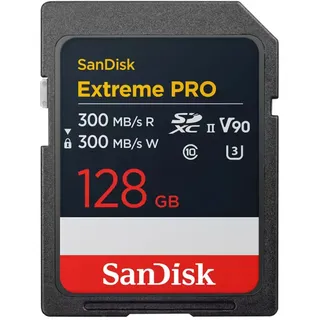 SanDisk Extreme Pro 128GB 300MB/s V90 UHS-II 2025