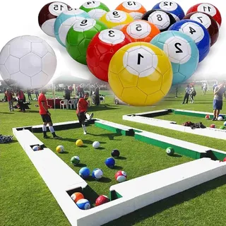 16 Stück Snook-Fußball, Billard-Snooker-Fußball, verschleißfester Snooker-Ball, riesiger Snooker-Fußball, Straßenspiel, Sport, Unterhaltung für Erwachsene im Freien, Geschenk für Erwachsene, 18cm