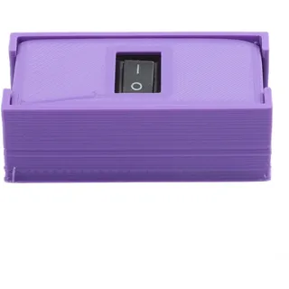 Rj11 Switch-Anschluss für Festnetztelefone und Faxgeräte, manuelle Steuerung zum Stummschalten von Klingeln und Papiersparen in Business-Einstellungen, Violett