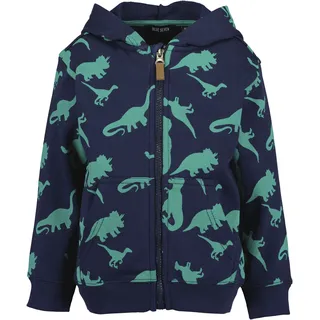 blue seven Sweatjacke BLUE SEVEN, Jungen, Gr. 140, ultramarin, 80% Baumwolle, 20% Polyester, bedruckt, Rundhals, Sweatjacken Sweatjacke",