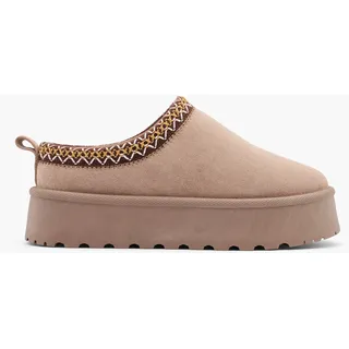 Graceland Geschlossener Hausschuh, Farbe Beige, Größe 42 - Geschlossener Hausschuh - Damen - Beige