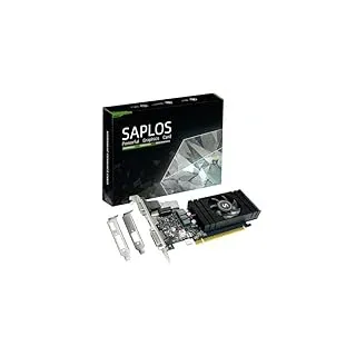 SAPLOS GTX 750 Ti Grafikkarte 4GB 128-bit, HDMI, VGA, DVI, Low Profile Grafikkarten PC, Computer GPU, Low Power, PCI Express x16, DirectX 12