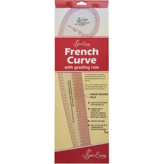 Sew Easy NL4199 Metric French Curve 52 x 16.5cm Grading Rule Pattern Making by Sew Easy