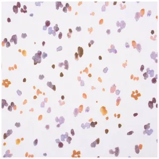 SCHÖNER LEBEN. Stoff Baumwolljersey Jerseystoff Meterware Aquarell Tupfen flieder 142cm, atmungsaktiv,pflegeleicht,Digitaldruck lila