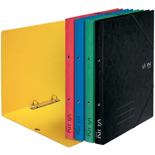 Leitz Ringbuch DIN A4 25 mm Gelb/Rot/Blau/Grün/Schwarz 5 St.