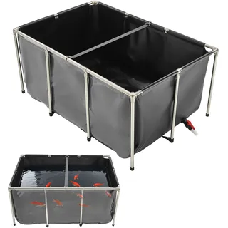 Vevor Zuchtwassertank 1023,3 L schwarz